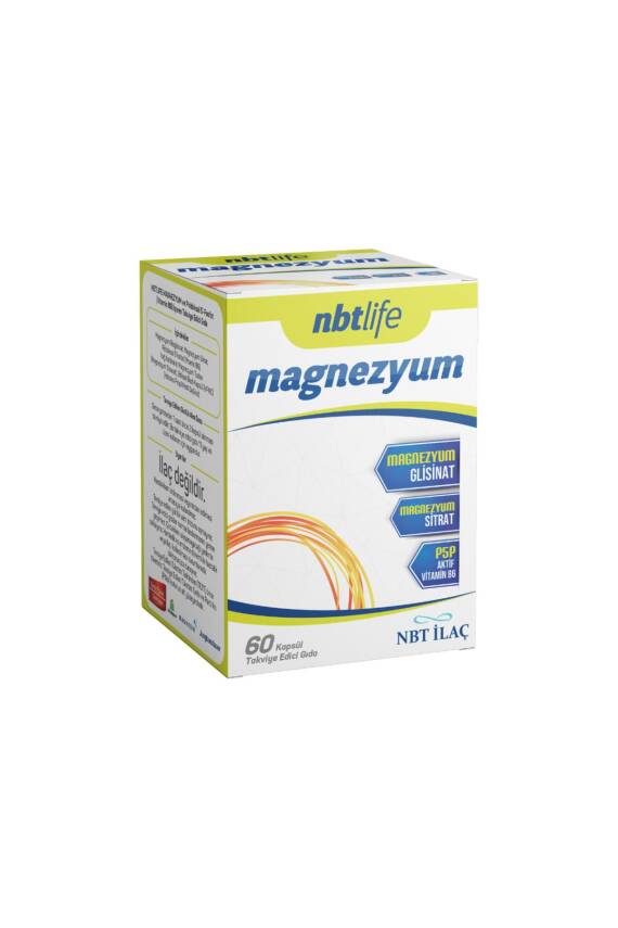 Nbt Life Magnezyum P5P Vitamin B6 60 Kapsül - 1