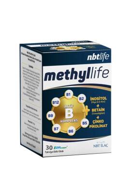 Nbt Life Methyllife Aktif B Kompleks 30 Kapsül - Nbt İlaç