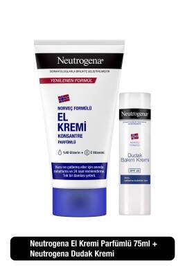 Neutrogena El Kremi Parfümlü Dudak Kremi Hediye - Neutrogena