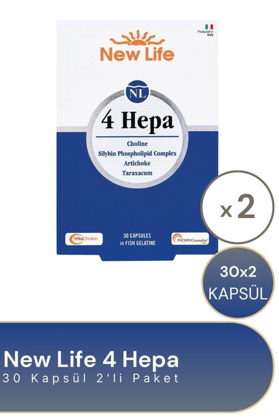 New Life 4 Hepa 30 Softgel 2'li Paket - 1