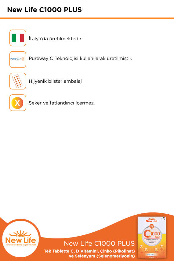 New Life C 1000 Plus 30 Tablet - 2