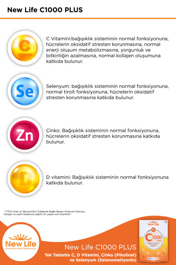 New Life C 1000 Plus 30 Tablet - 3