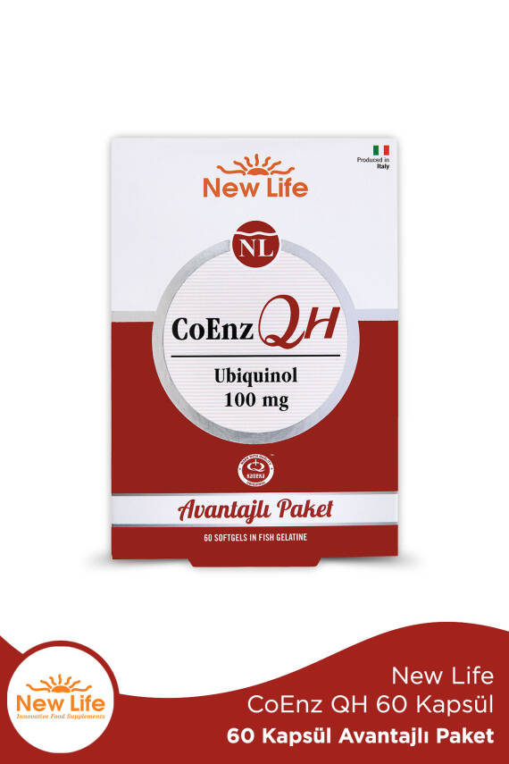 New Life CoEnz Qh Ubiquinol 60 Kapsül - 1
