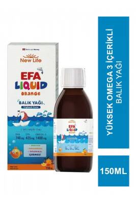 New Life Efa Liquid Orange 150 ml - New Life