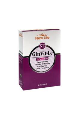New Life GinVit-Lc L- Carnitine 30 Film Tablet - New Life