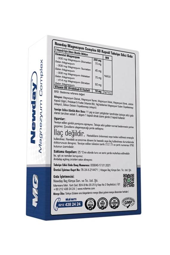 Newday Magnezyum Complex 60 Kapsül - 3