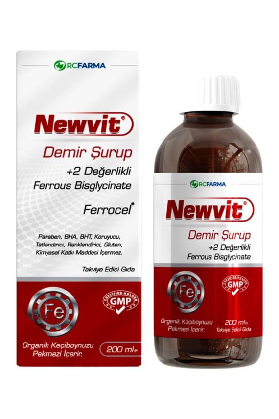 Newvit Demir Şurup 200ml - 1