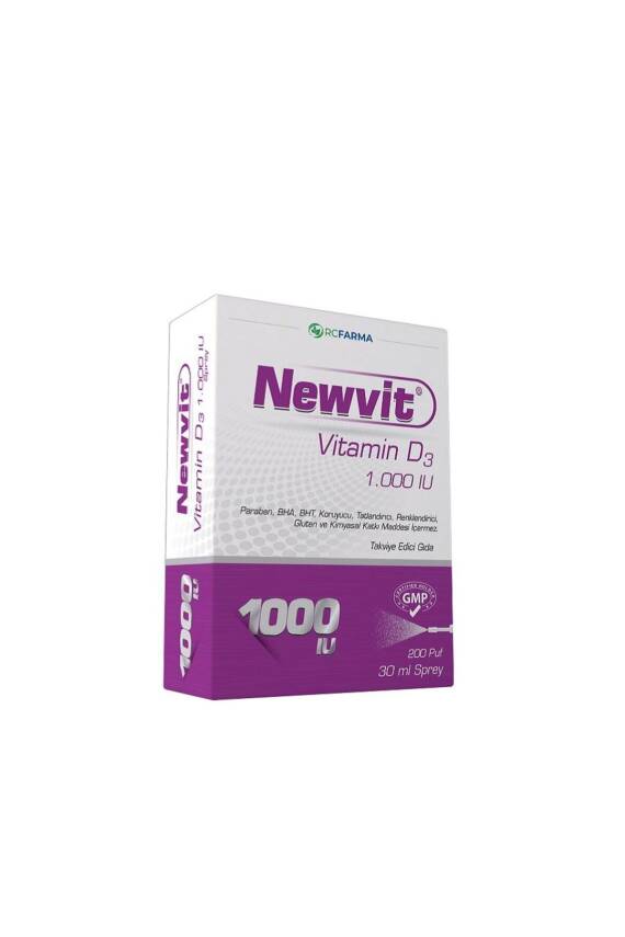 Newvit Vitamin D3 1000 IU 30ml Sprey - 1