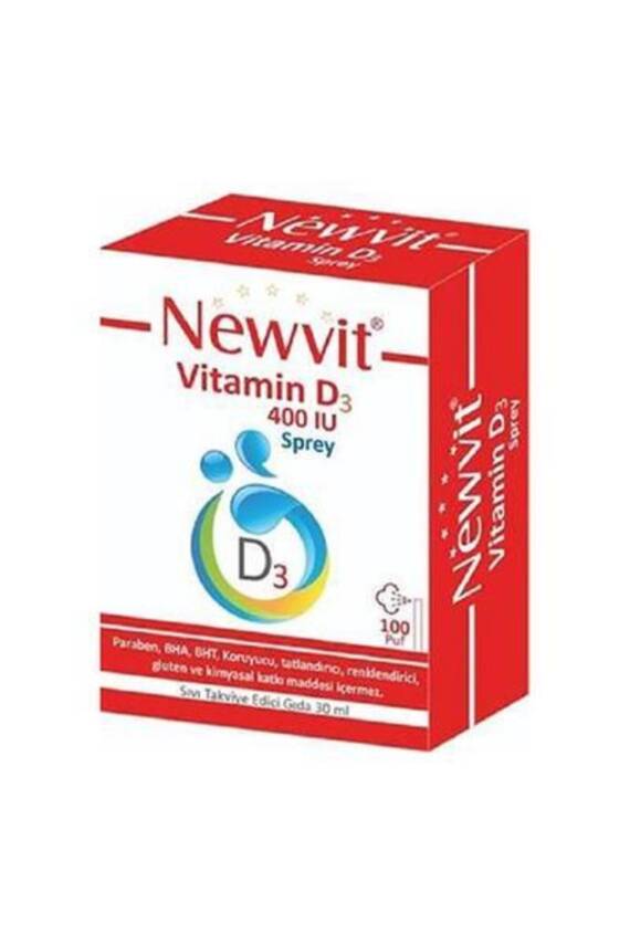 Newvit Vitamin D3 400 IU 30 ml Sprey - 1