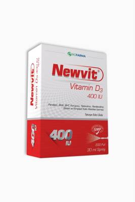 Newvit Vitamin D3 400 IU 30 ml Sprey - Newvit