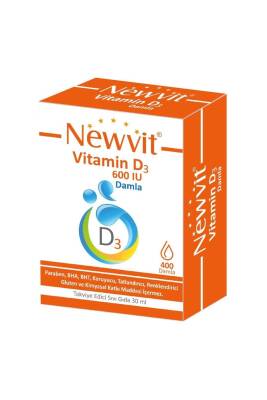 Newvit Vitamin D3 600 IU 30ml Damla - 2
