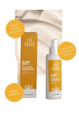 Nisun Mineral Güneş Kremi SPF50 / Uva & Uvb 100 ml - 3