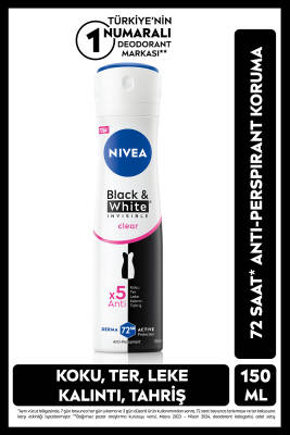 Nivea Black White Invisible Clear Bayan Deodorant 150Ml - NIVEA