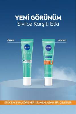 Nivea Derma Skin Clear Exfoliator Gece Arındırıcı Krem 40ml, Karşıtı, Niasinamid, Karma Ciltler - 2