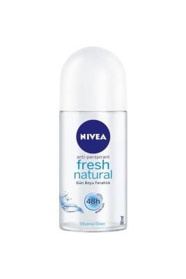 Nivea Kadın Roll-on Deodorant Fresh Natural 50ml, 72 Saat Anti-Perspirant Ter Koruması, Alkolsüz - NIVEA