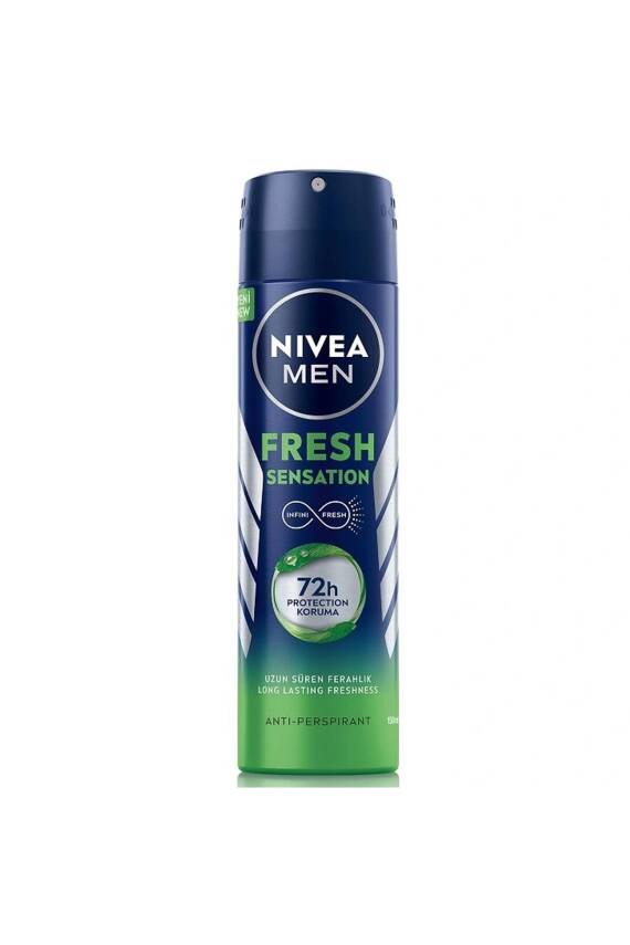 Nivea Men Fresh Sensation Erkek Deodorant Sprey 150 ml - 1