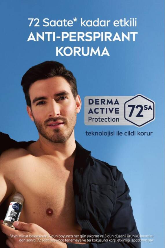 Nivea Men Invisible Black White Power Roll On 50ml - 5