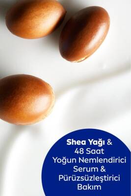 Nivea Pürüzsüzleştirici El Ve Vücut Bakım Kremi 400ml, 48 Saat Nemlendirici Serum, Shea Yağı, Kuru Ciltler - 3