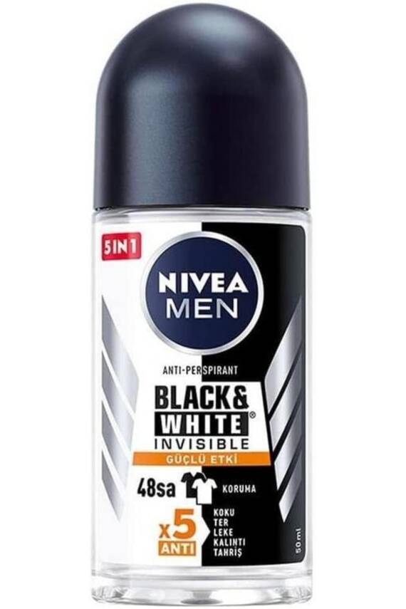 Nivea Roll-On 50 Ml Erkek - Black & White Güçlü Etki - 1