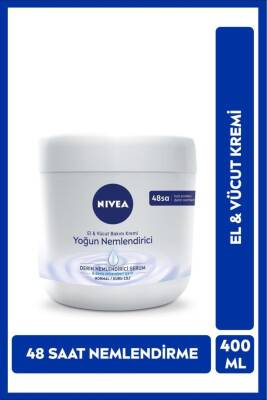 Nivea Yoğun Nemlendirici El Ve Vücut Bakım Kremi 400ml - NIVEA