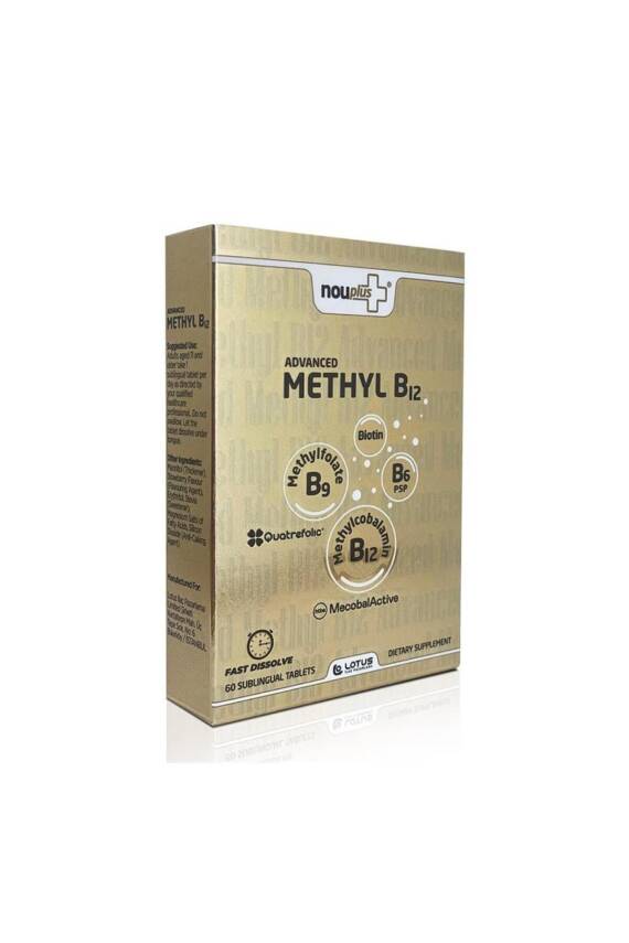 Nouplus Advanced Methyl B12 60 Dilaltı Tablet - 1