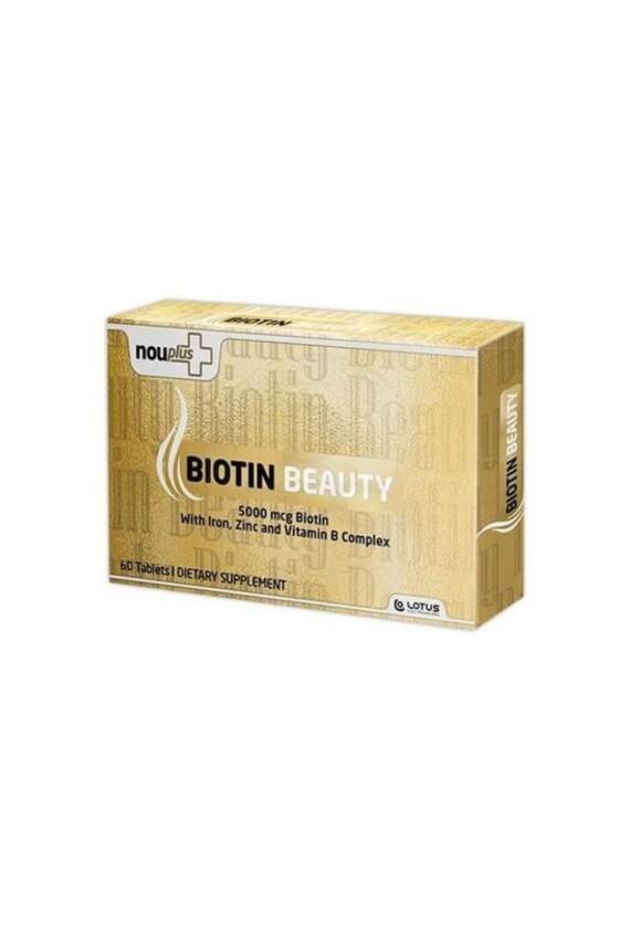Nouplus Biotin Beauty Biotin 5000 Mcg 60 Tablet - 1