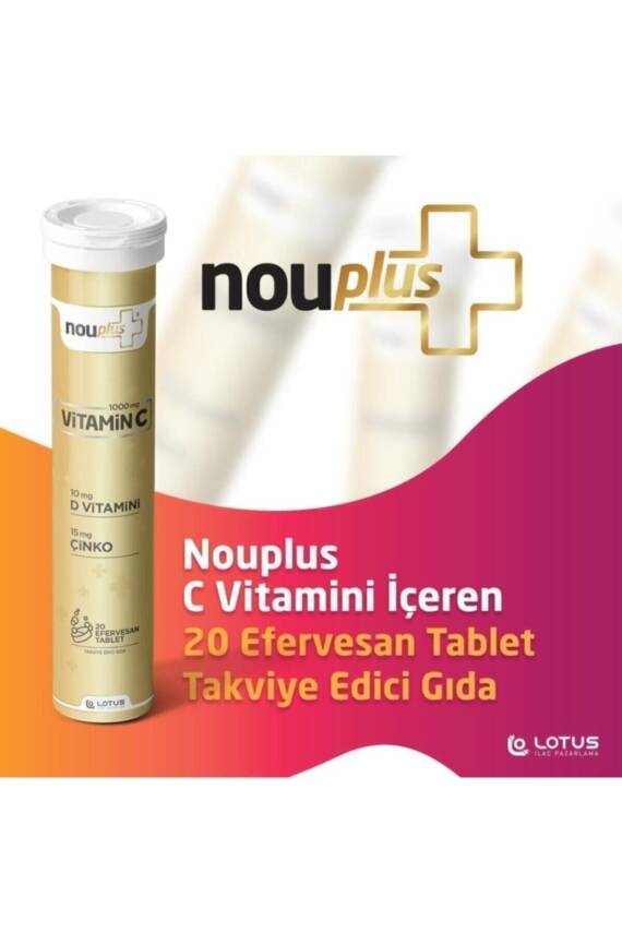 Nouplus C Vitamini 20 Efervesan Tablet - 3