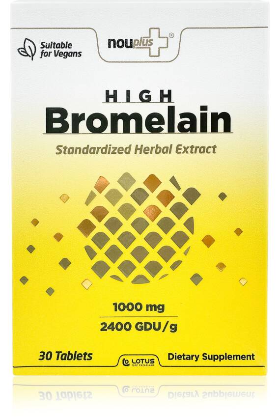 Nouplus High Bromelain 1000mg 30 tablet - 1