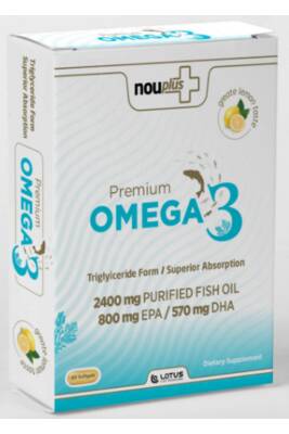 Nouplus Omega3 Premium 60 Kapsül - Nouplus