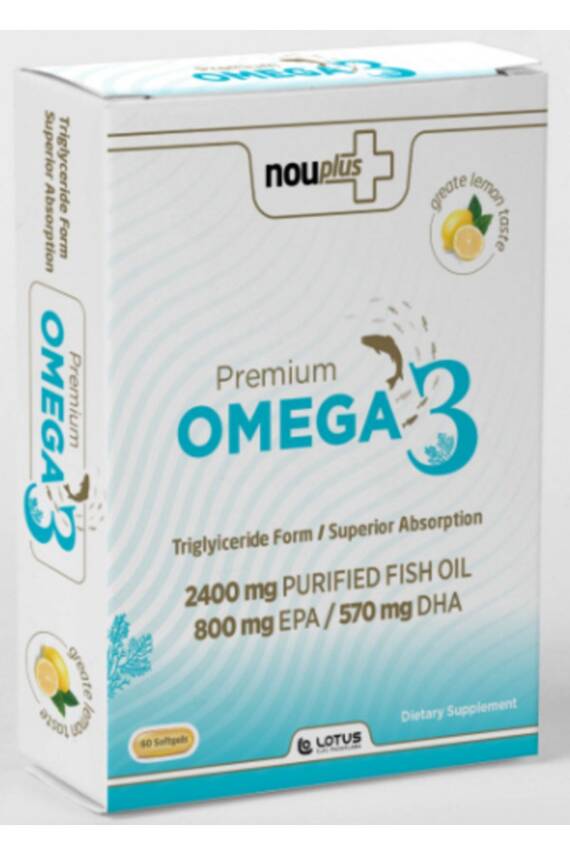 Nouplus Omega3 Premium 60 Kapsül - 1