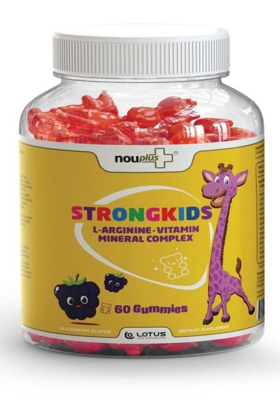 Nouplus Strongkids Çocuk Multivitamini 60 Gummies - 1