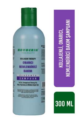 Novocrin Placenta Collagen Therapy Onarıcı Nemlendirici Bakım Şampuanı 300 ml - 2