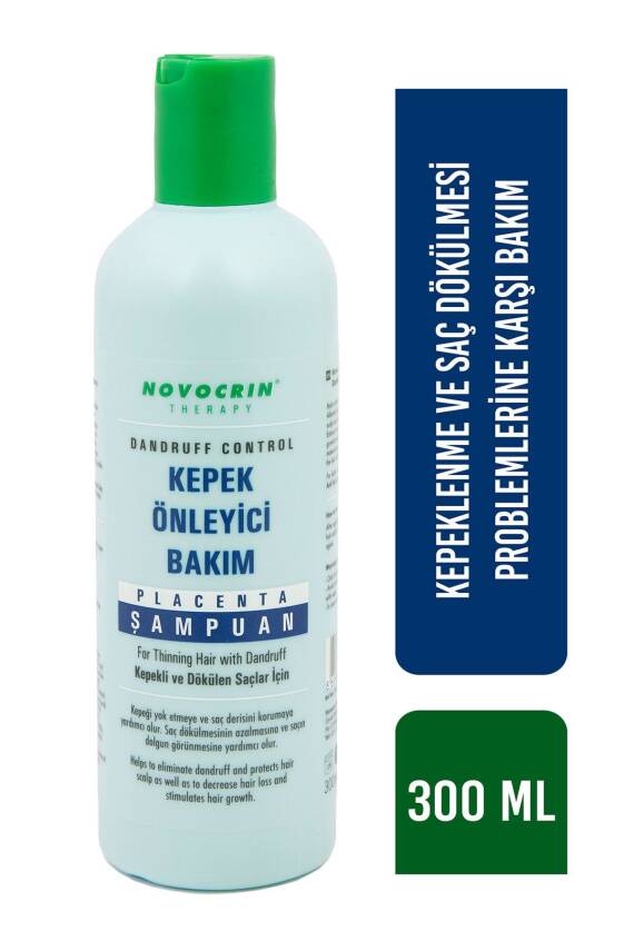 Novocrin Placenta Kepekli Ve Dökülen Saçlar Için Şampuan 300 ml - 2
