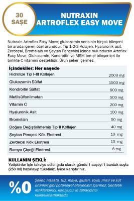 Nutraxin Artroflex Easy Move 30 Saşe - Glukozamin Kolajen Bromelain Şeytan Pençesi Bamya Çiçeği - 2