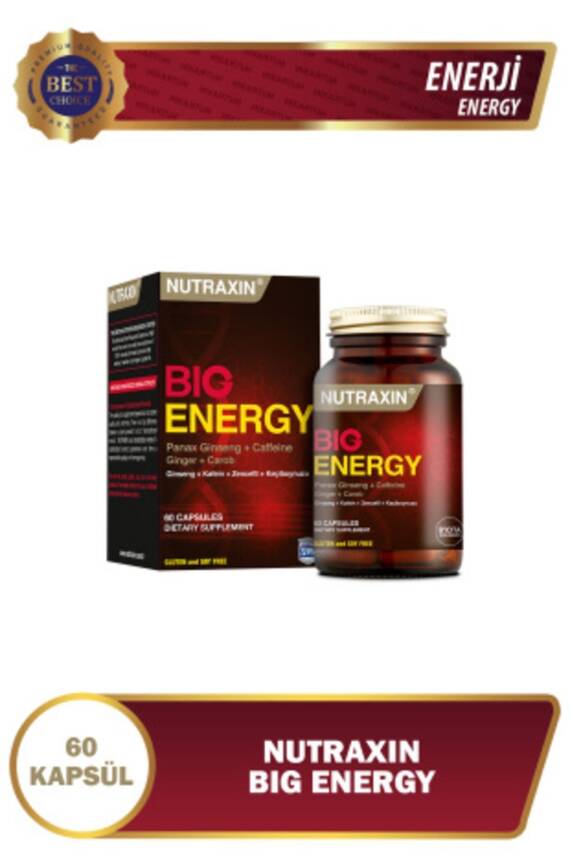 Nutraxin Big Energy - Vitamin Takviyesi 60 Tablet - 1