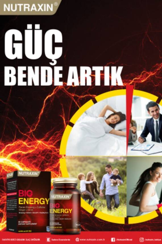 Nutraxin Big Energy - Vitamin Takviyesi 60 Tablet - 5