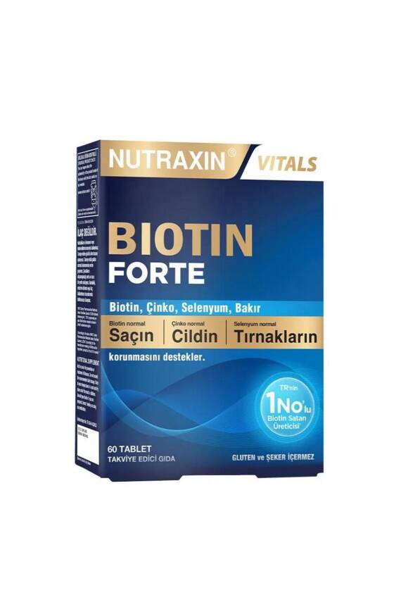 Nutraxin Biotin Forte 5000 Mcg 60 Tablet - 6