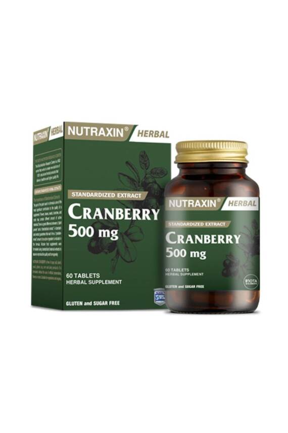 Nutraxin Cranberry 500 Mg 60 Tablet - 1
