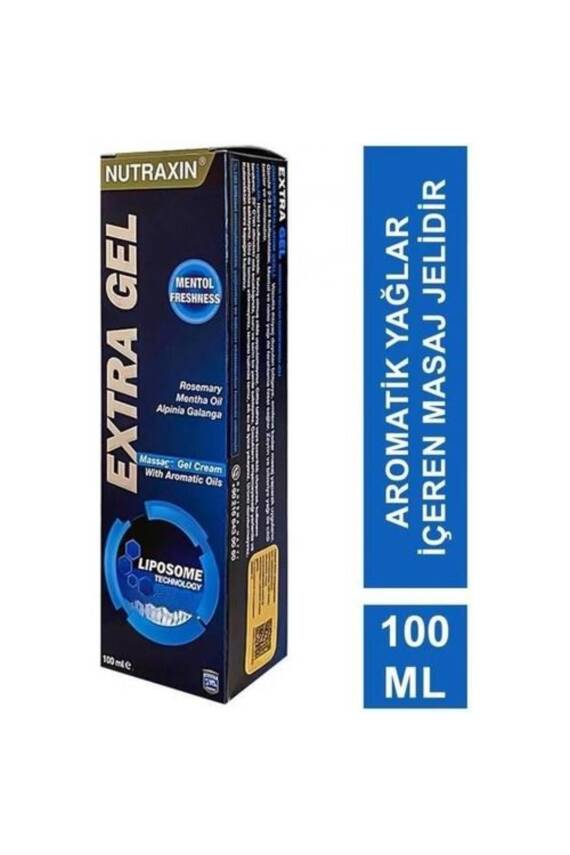 Nutraxin Extra Gel Aromatik Yağlar Içeren Masaj Jel Krem 100 ml - 2