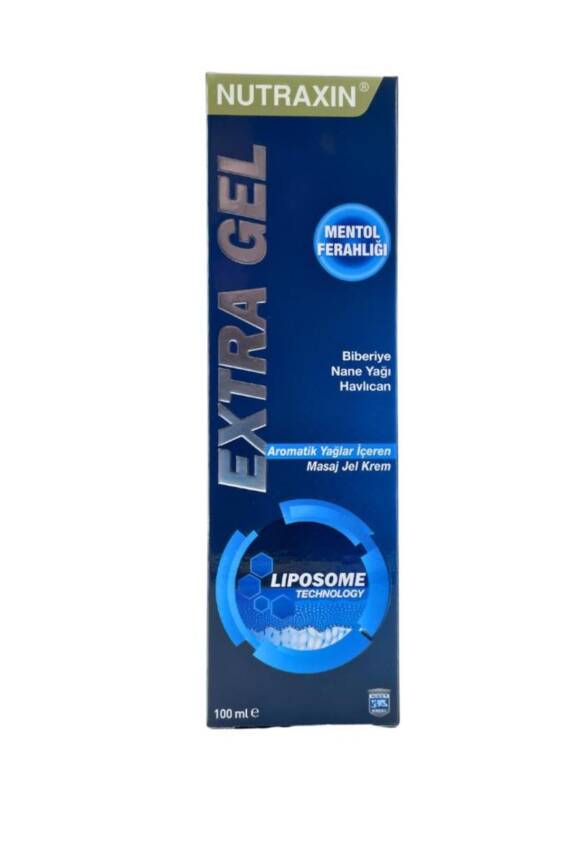 Nutraxin Extra Gel Aromatik Yağlar Içeren Masaj Jel Krem 100 ml - 1