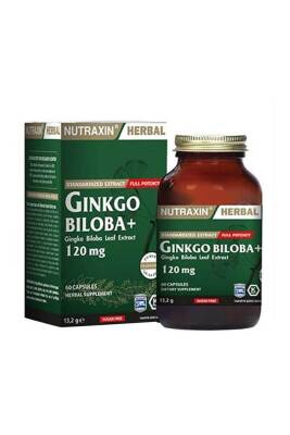 Nutraxin Ginkgo Biloba 120 Mg 60 Kapsül - Nutraxin