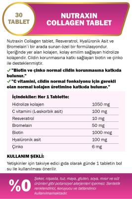 Nutraxin Hidrolize Kolajen 30 Tablet Tip1 Tip3 - 3