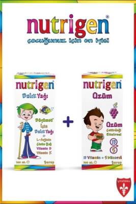 Nutrigen Balık Yağı Şurup 200ml ve Üzüm Şurup 200ml - Nutrigen