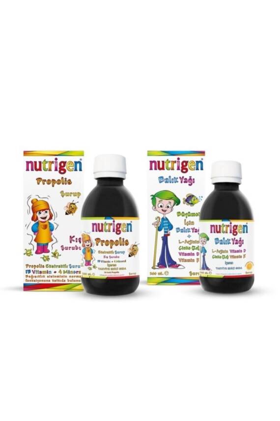 Nutrigen Kış Paketi - Propolis Şurup 200 Ml + Balık Yağı Şurup 200 Ml - 1