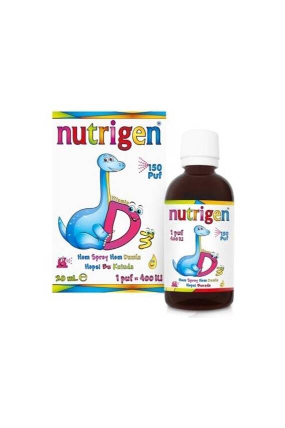Nutrigen Vitamin D3 400 IU Sprey Damla 20 ml - 1