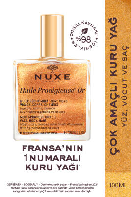 Nuxe Huile Prodigieuse Or Çok Amaçlı Kuru Yağ 100 ml - Nuxe