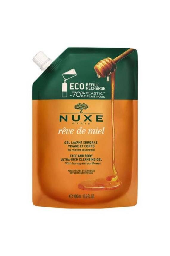 Nuxe Reve De Miel Face And Body Ultra Rich Cleansing Gel 400 ml Yeniden Dolum - 1
