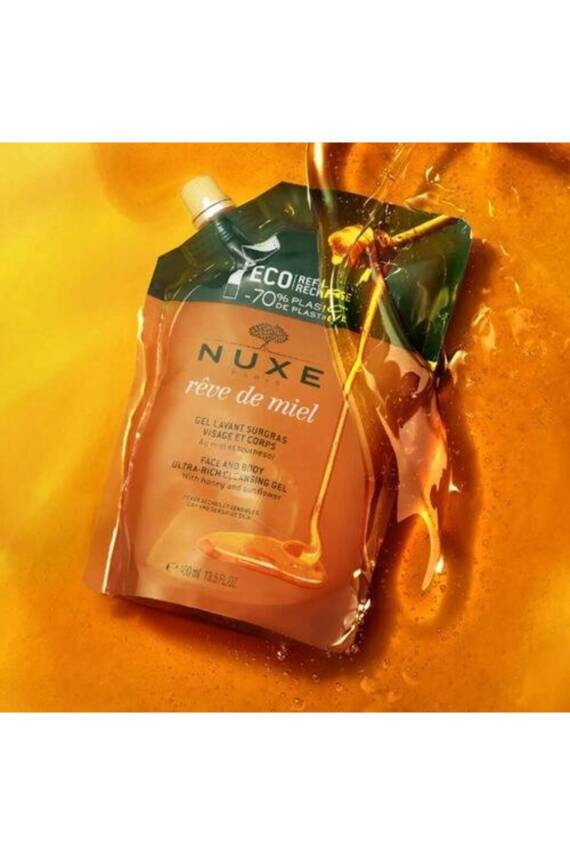 Nuxe Reve De Miel Face And Body Ultra Rich Cleansing Gel 400 ml Yeniden Dolum - 2