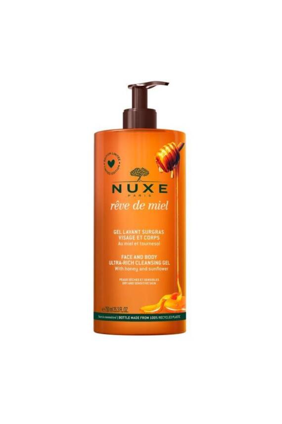 Nuxe Reve De Miel Gel Lavant Surgras Visage Et Corps 750 ml - 1