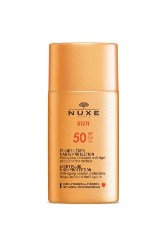Nuxe Sun Fluide Creme Delicieuse Visage Haute Protection Spf50 50ml - 1